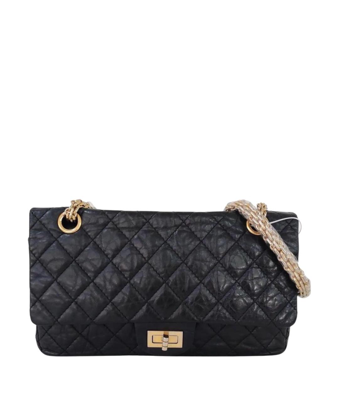 CHANEL Черная кожаная сумка через плечо, фото 1