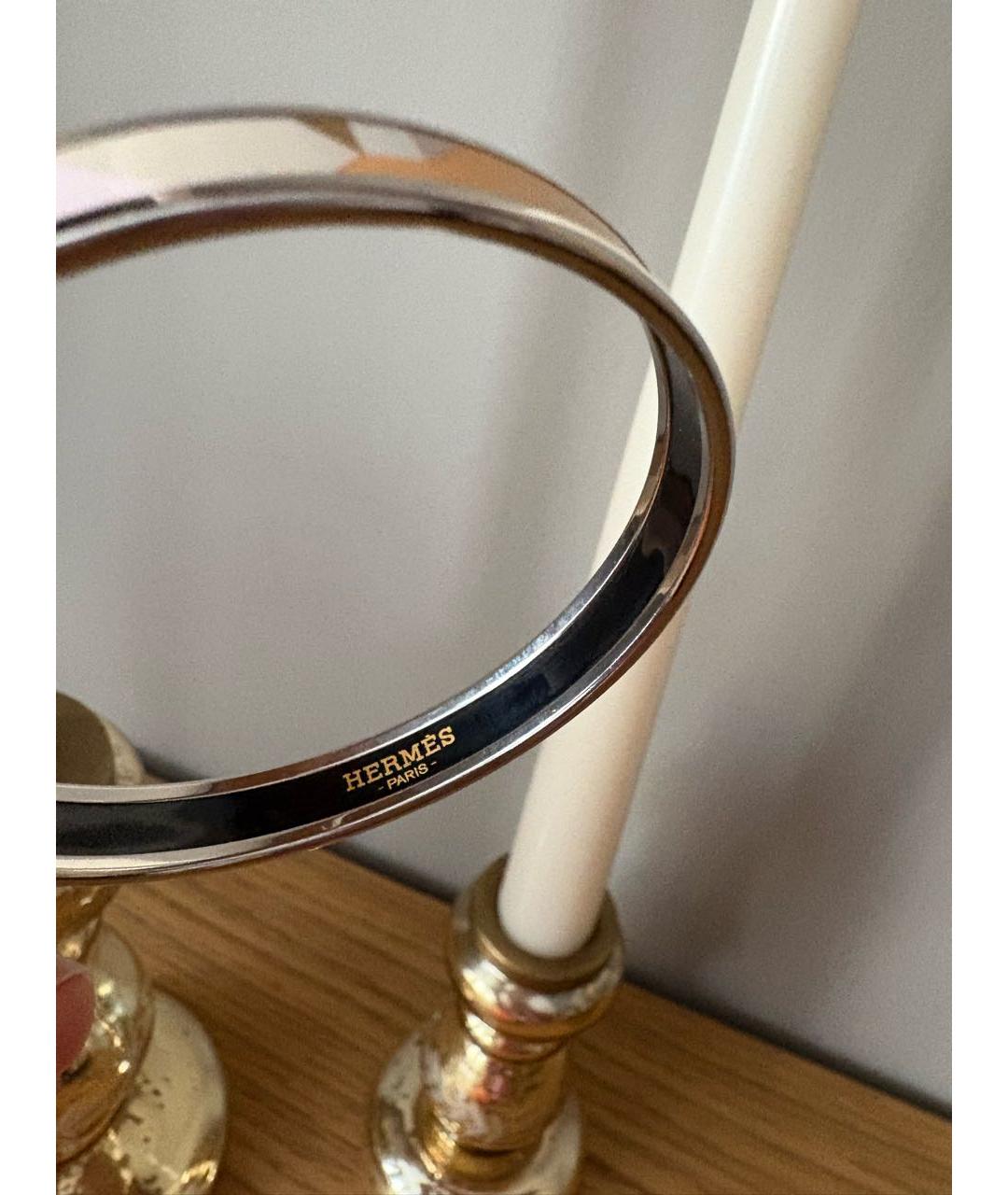 HERMES Серебрянный браслет, фото 8