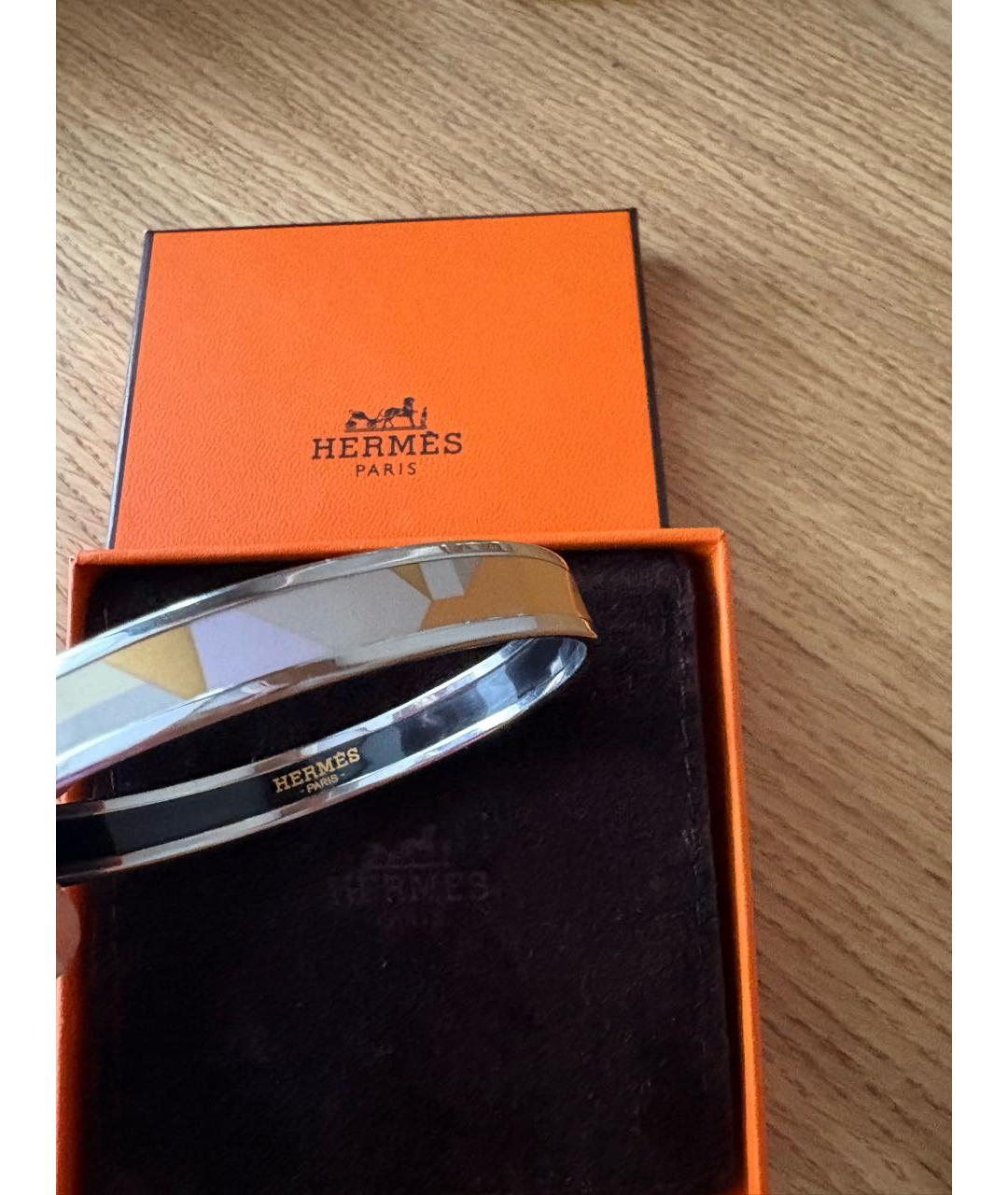HERMES Серебрянный браслет, фото 3
