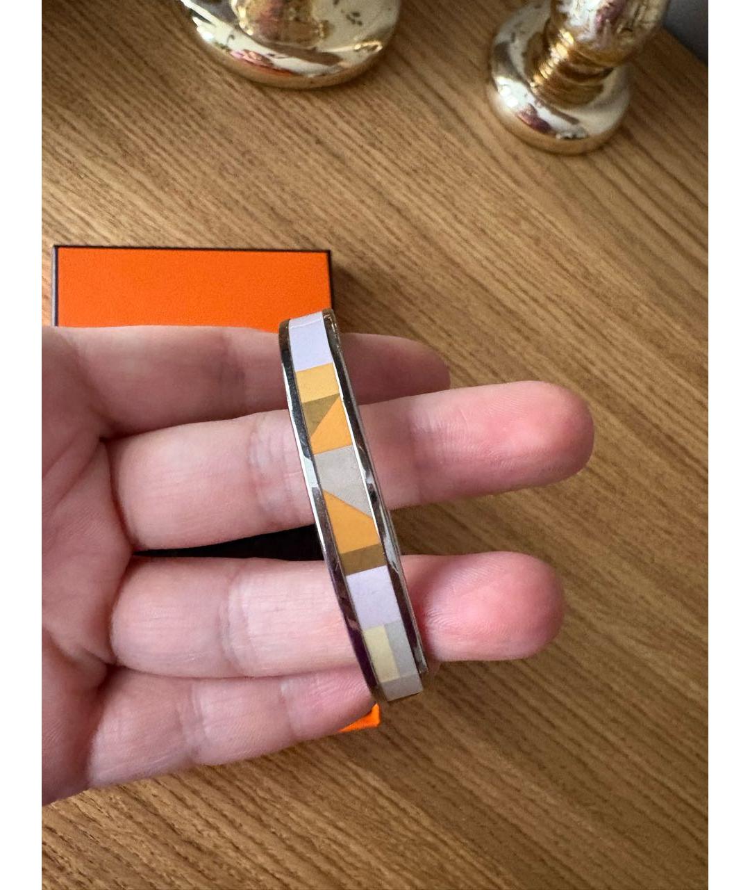 HERMES Серебрянный браслет, фото 7