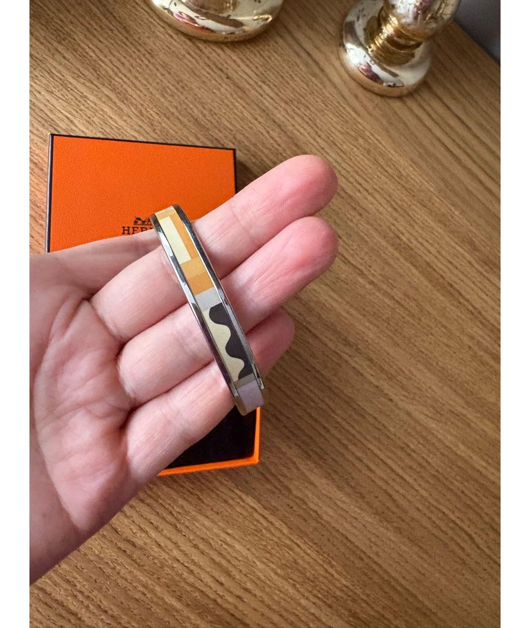 HERMES Серебрянный браслет, фото 4