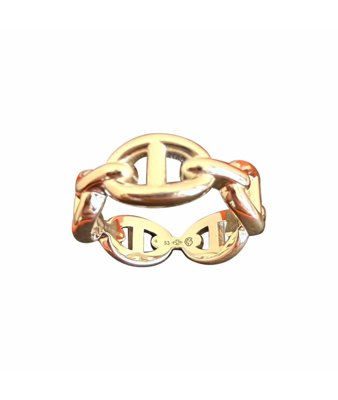 HERMES Серебряное серебряное кольцо, фото 1