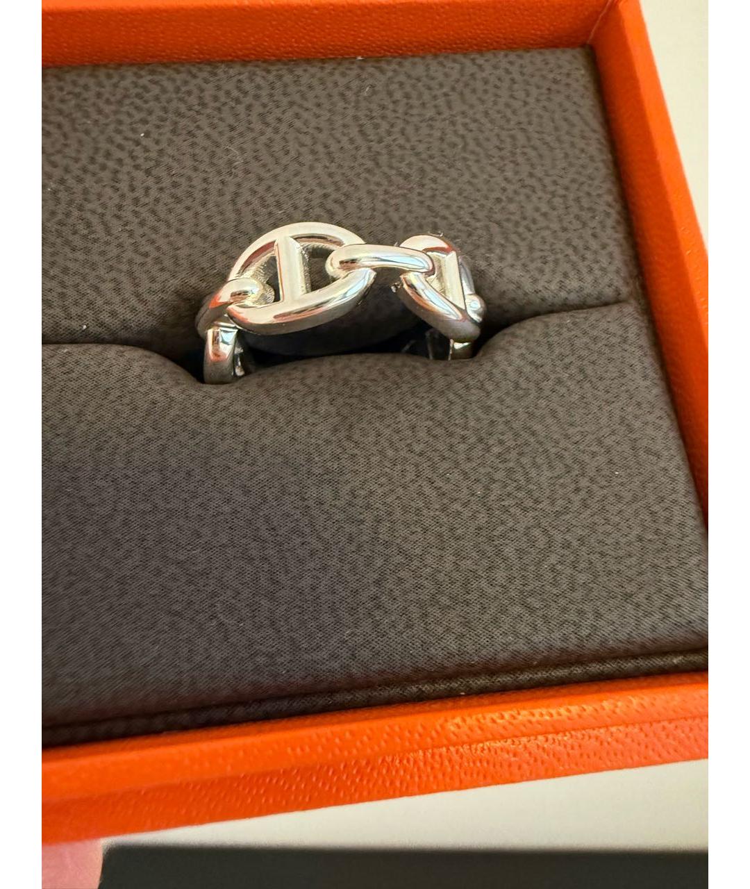 HERMES Серебряное серебряное кольцо, фото 5