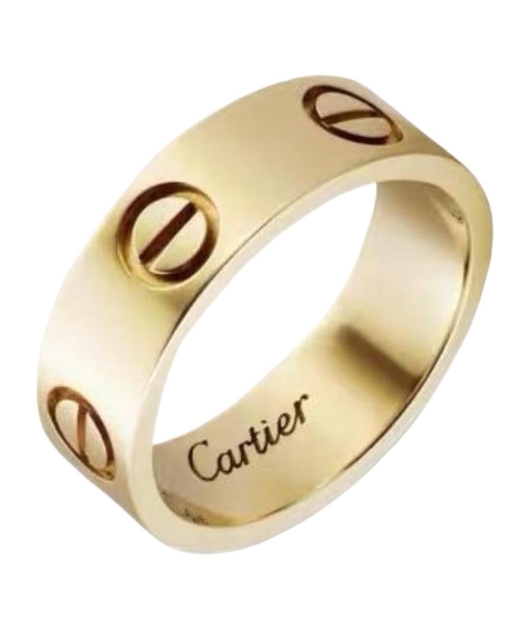 CARTIER Желтое кольцо из желтого золота, фото 1