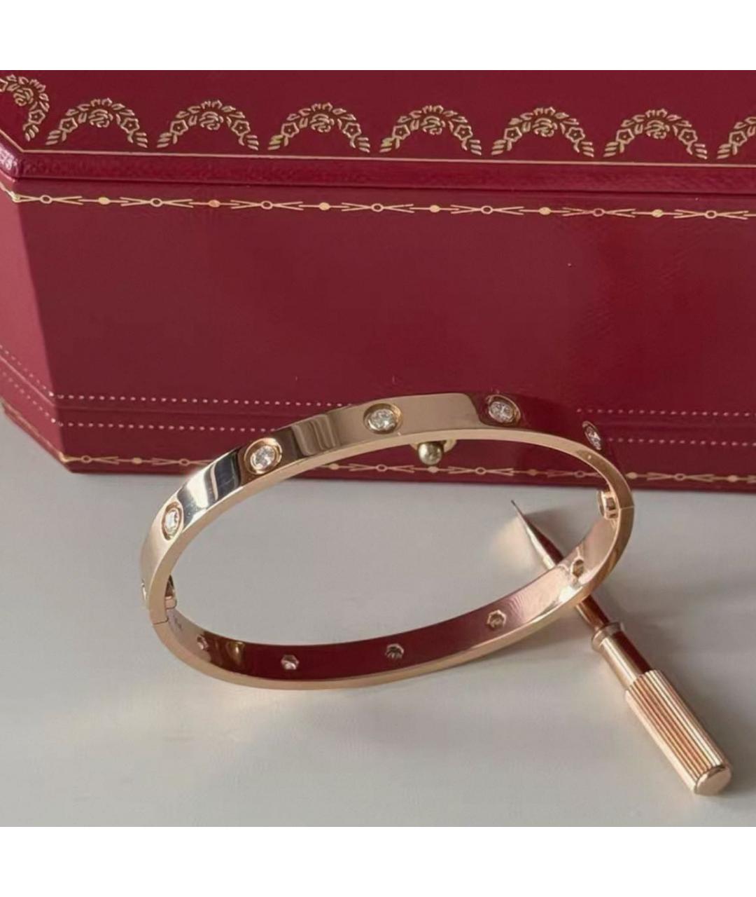 CARTIER Золотой браслет из розового золота, фото 3