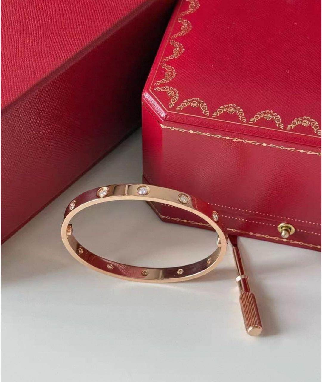 CARTIER Золотой браслет из розового золота, фото 2