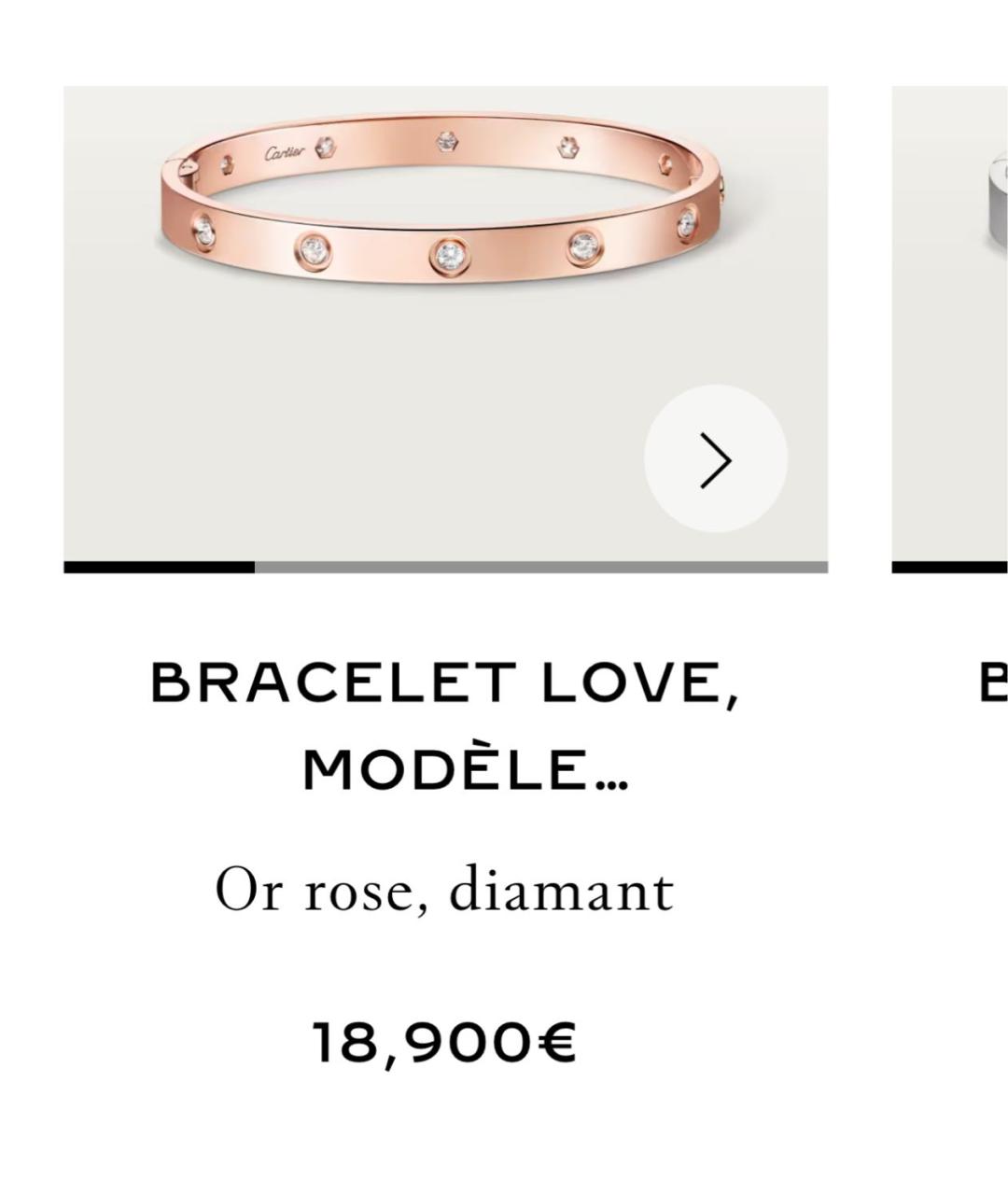 CARTIER Золотой браслет из розового золота, фото 5