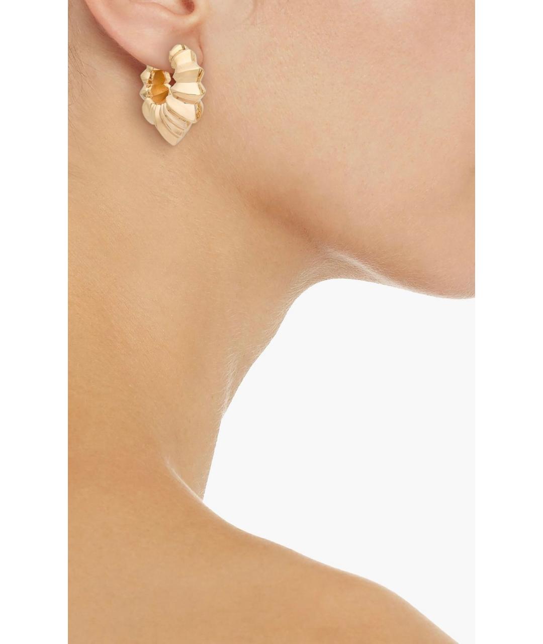 ZIMMERMANN Золотые латунные серьги, фото 2