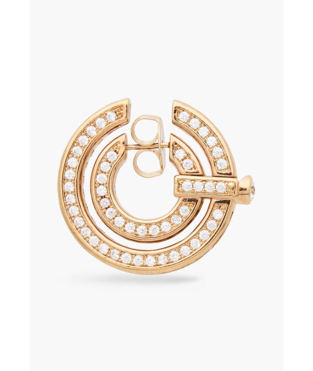 ZIMMERMANN Золотые латунные серьги, фото 2