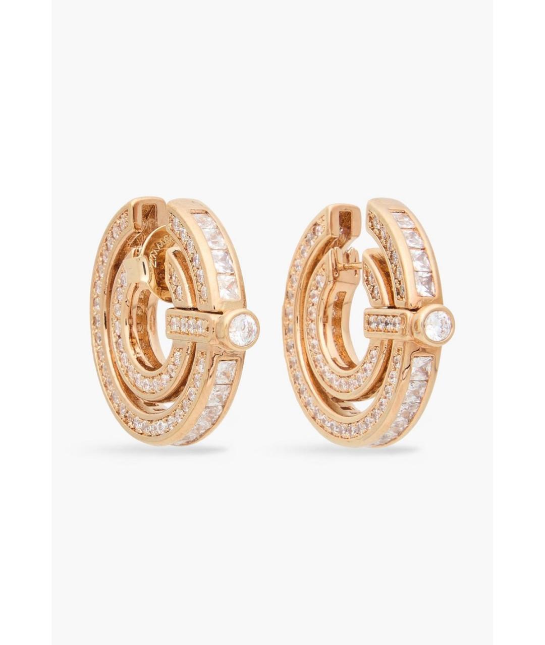 ZIMMERMANN Золотые латунные серьги, фото 6