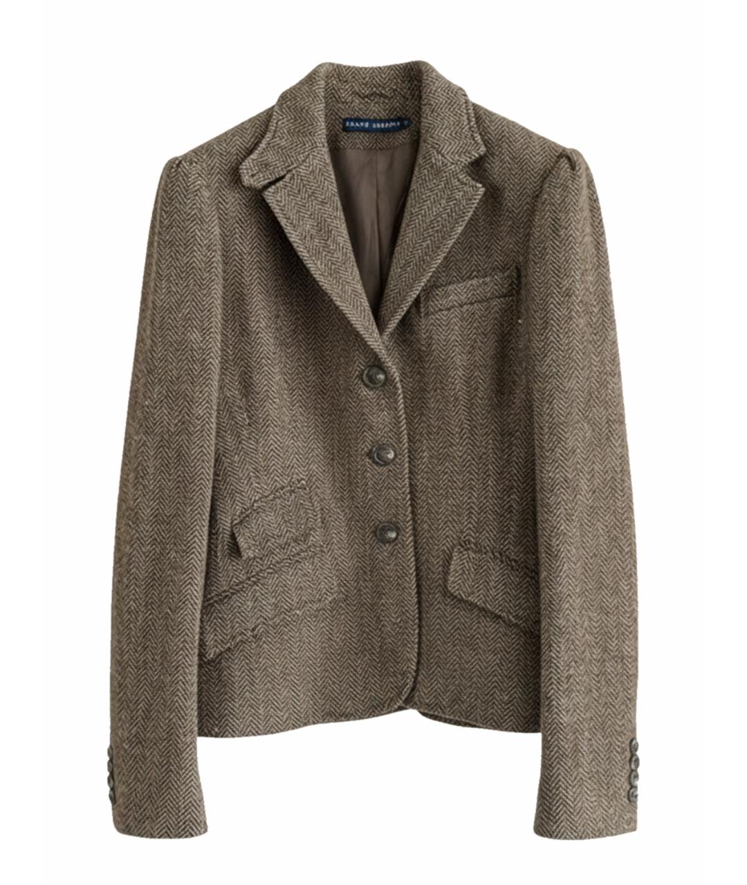 RALPH LAUREN Коричневый жакет/пиджак, фото 1