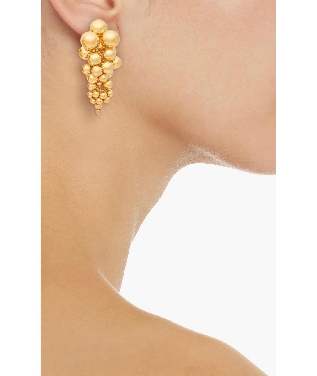 ZIMMERMANN Золотые латунные серьги, фото 2