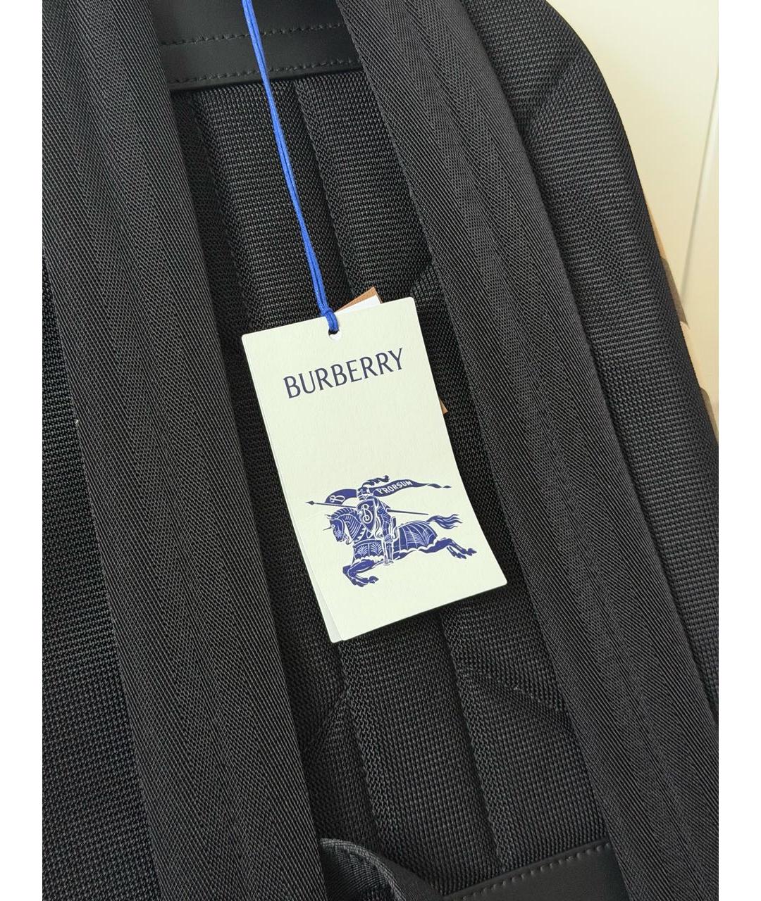 BURBERRY Коричневый тканевый рюкзак, фото 5