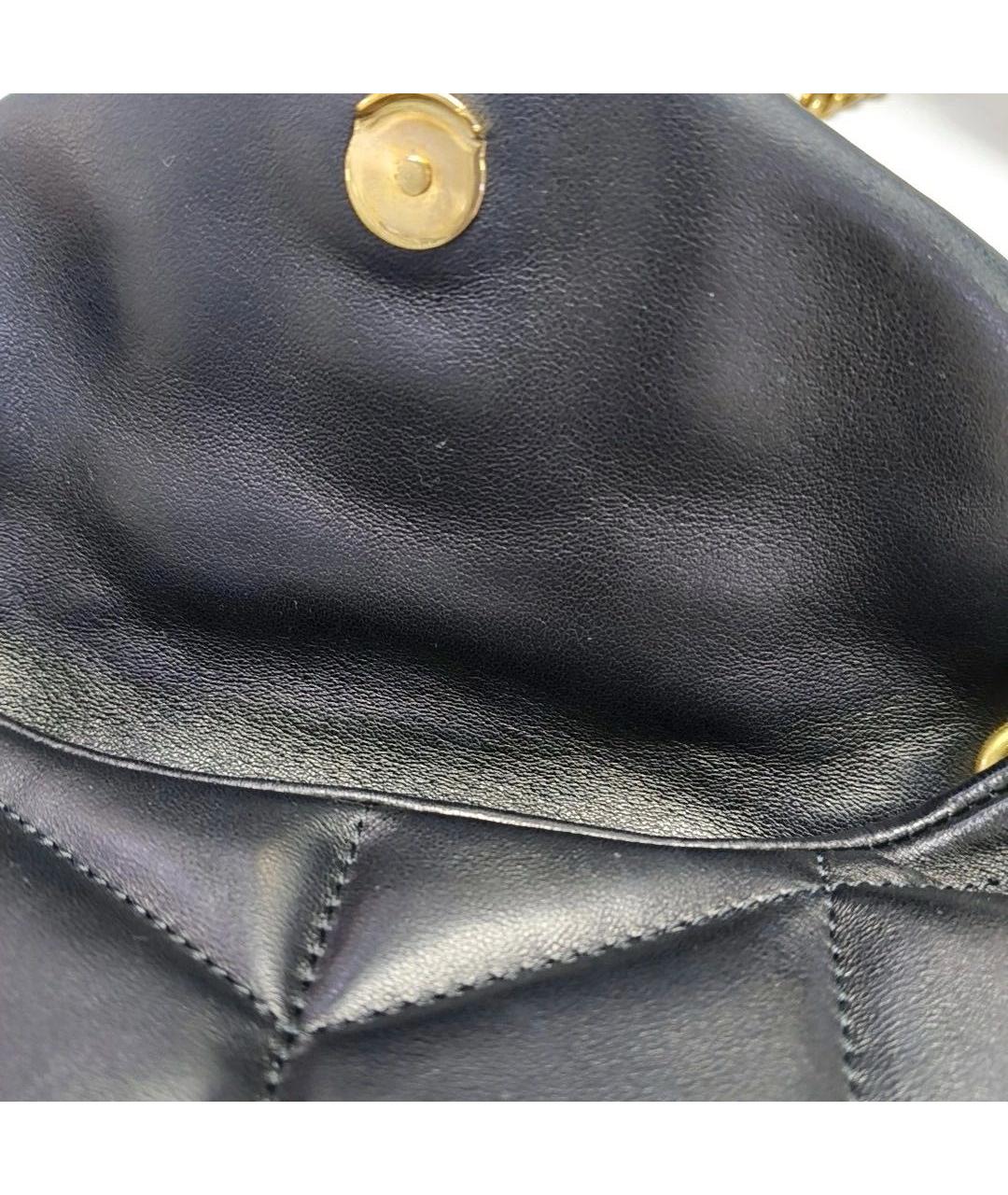 SAINT LAURENT Черная кожаная сумка тоут, фото 5