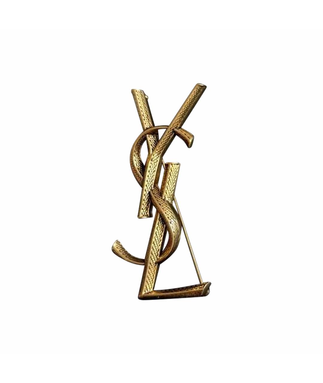 SAINT LAURENT Золотая булавка / брошь, фото 1