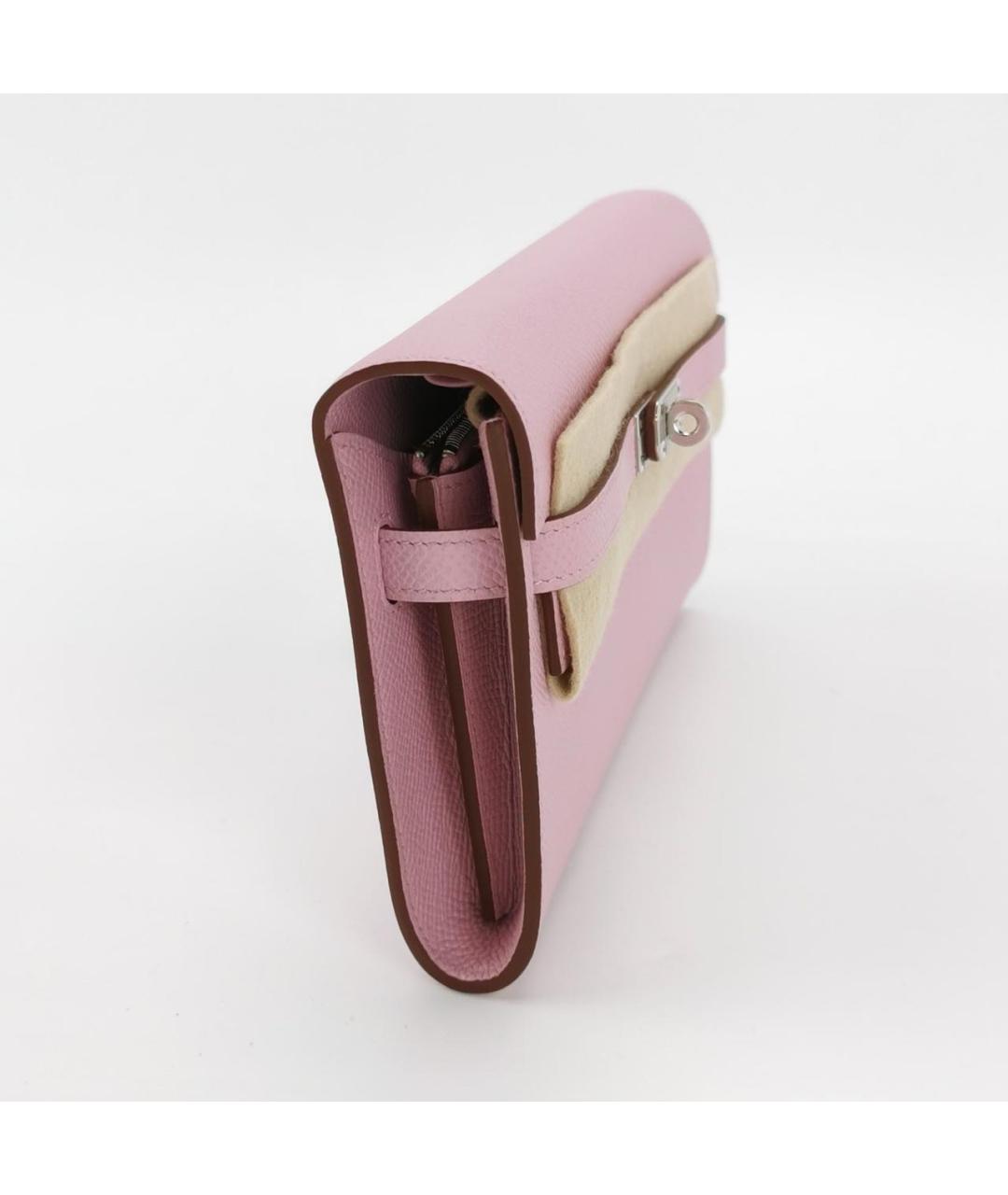 HERMES Розовая кожаная сумка через плечо, фото 3