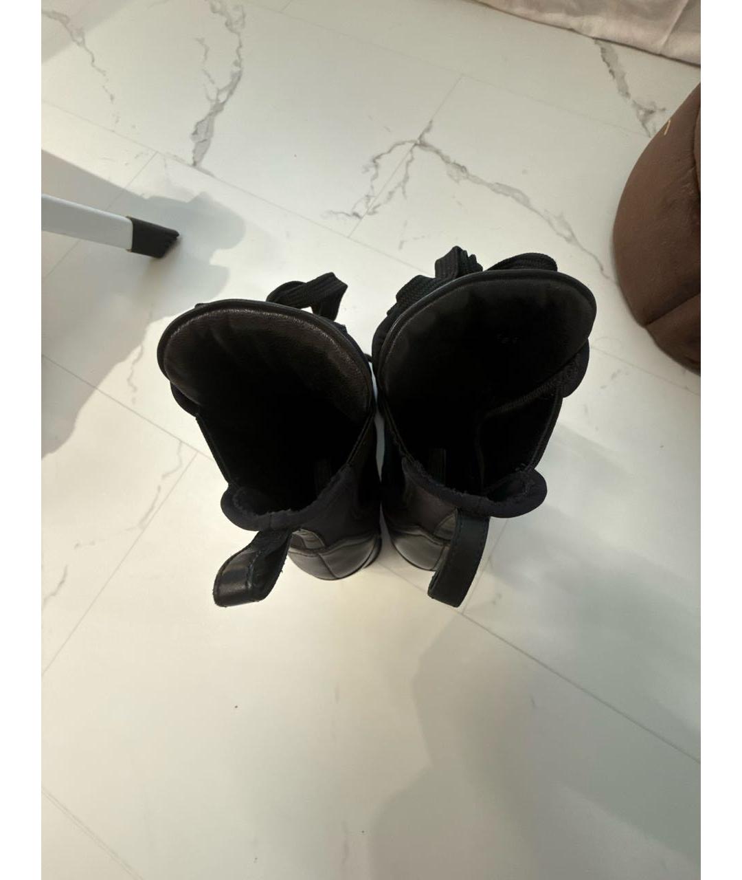 PRADA Черные кожаные ботильоны, фото 3
