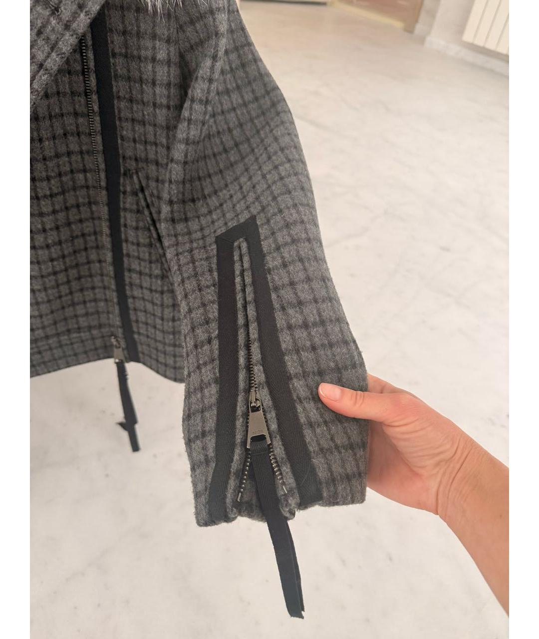 NO. 21 Черная шерстяная куртка, фото 4