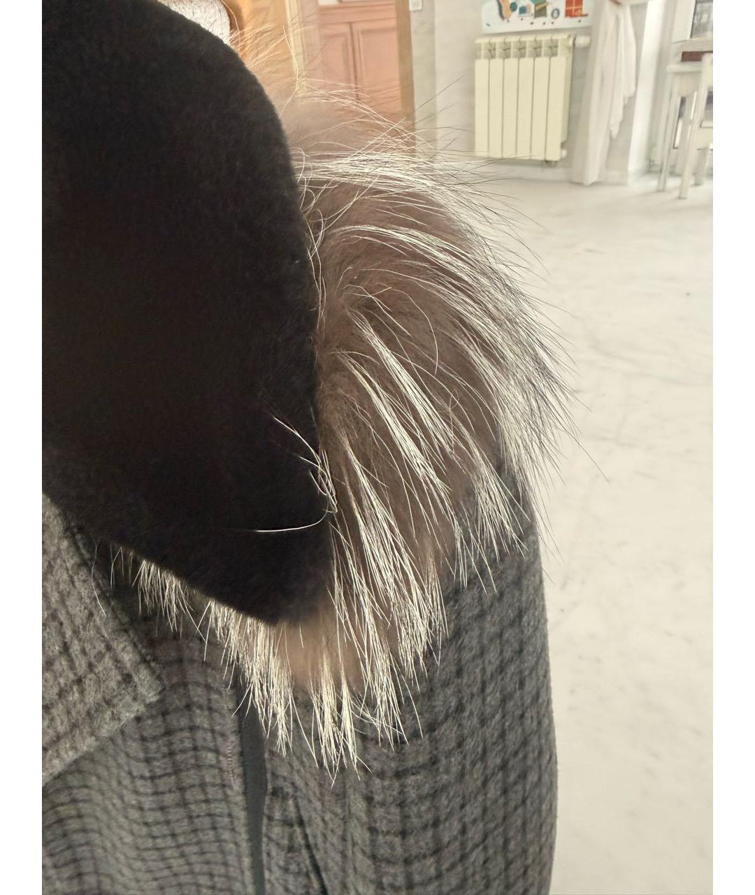 NO. 21 Черная шерстяная куртка, фото 5