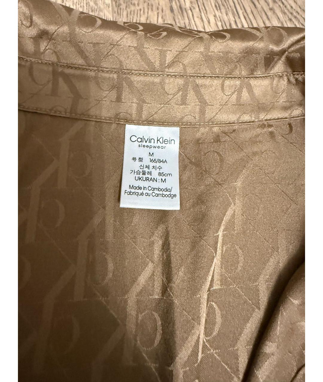 CALVIN KLEIN Коричневая пижамы и сорочки, фото 5