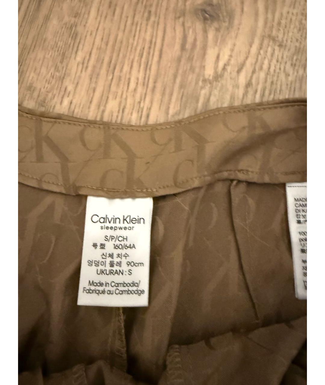 CALVIN KLEIN Коричневая пижамы и сорочки, фото 7