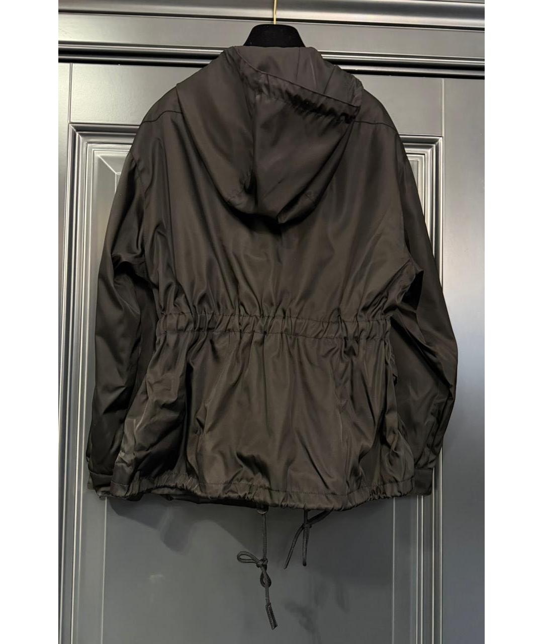 PRADA Черная синтетическая куртка, фото 2