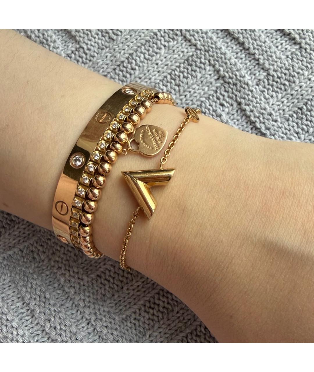 LOUIS VUITTON Золотой браслет, фото 8