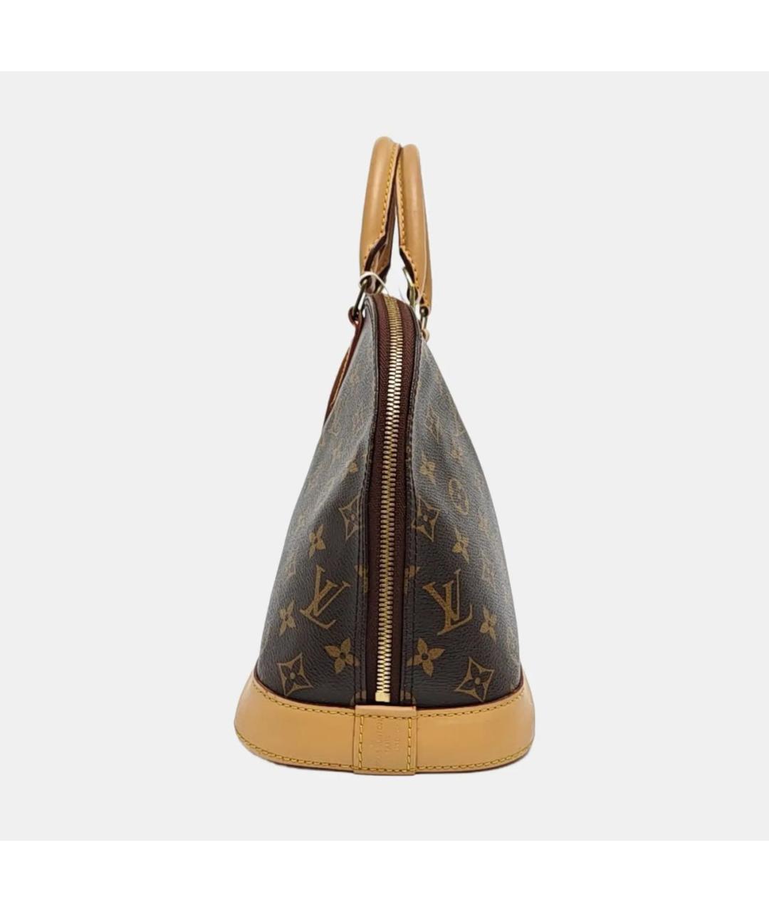 LOUIS VUITTON Коричневая сумка с короткими ручками, фото 2