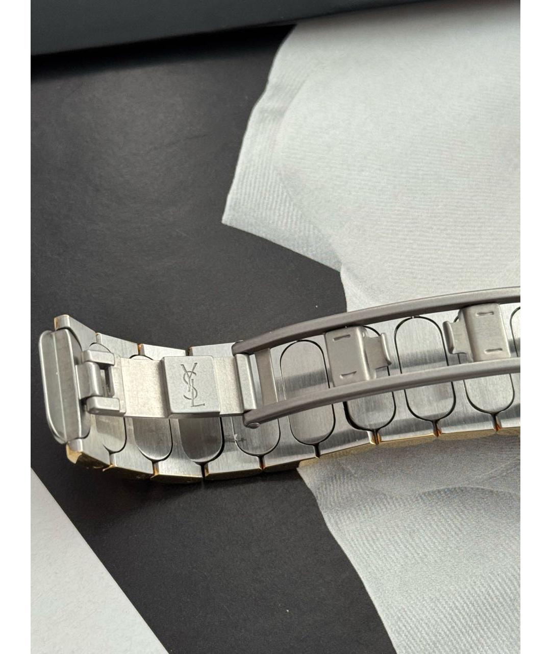 SAINT LAURENT Золотые позолоченные часы, фото 7