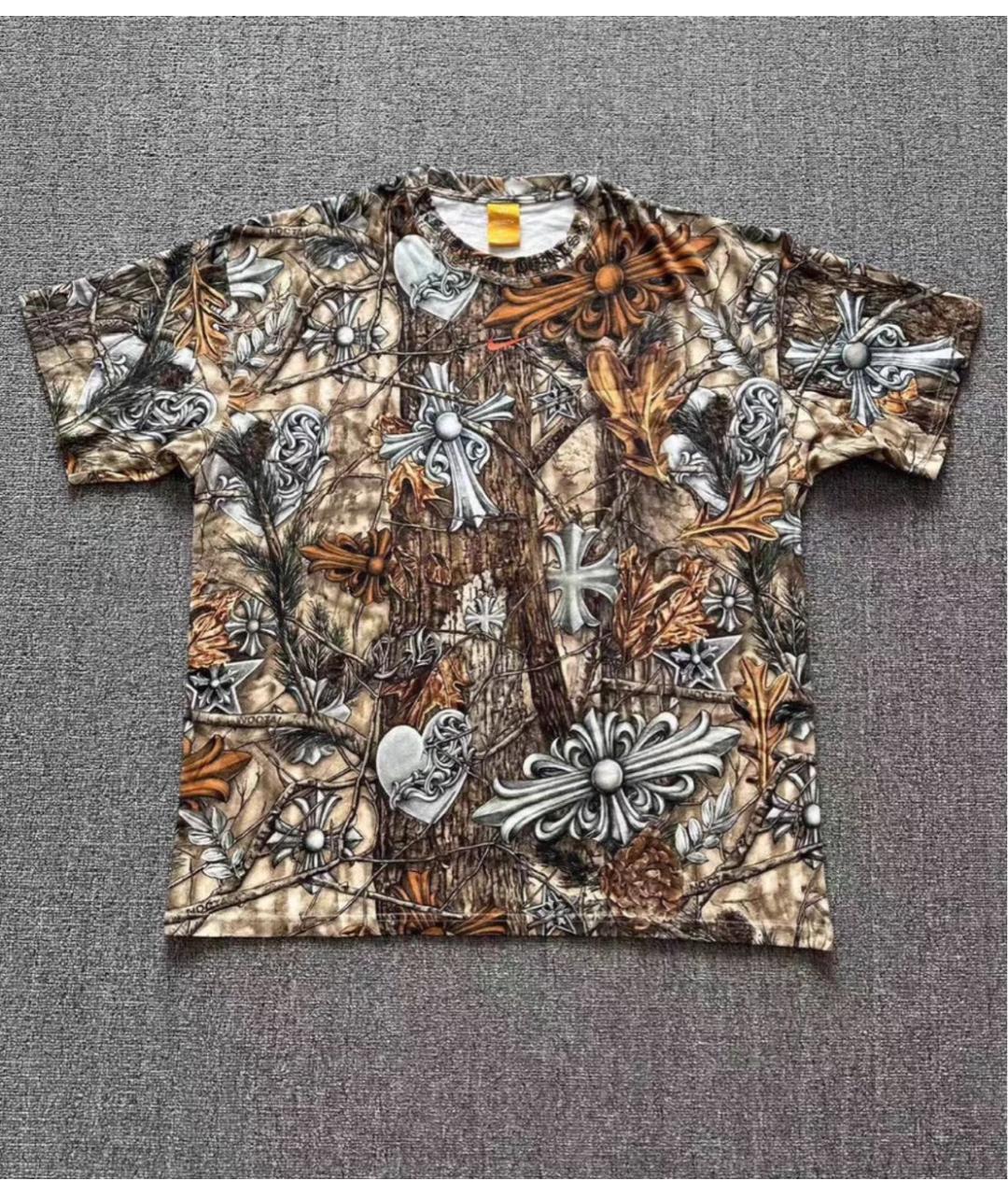 CHROME HEARTS Мульти хлопковая футболка, фото 5