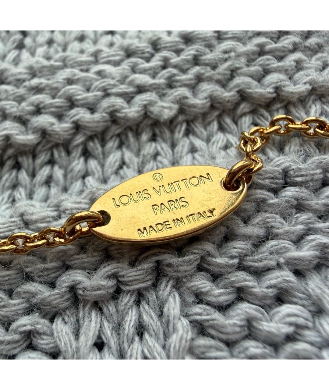 LOUIS VUITTON Золотое колье, фото 6
