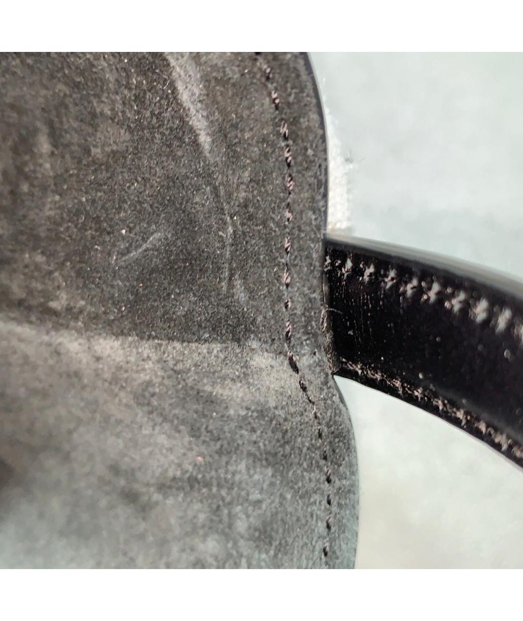 SAINT LAURENT Черная кожаная сумка через плечо, фото 7