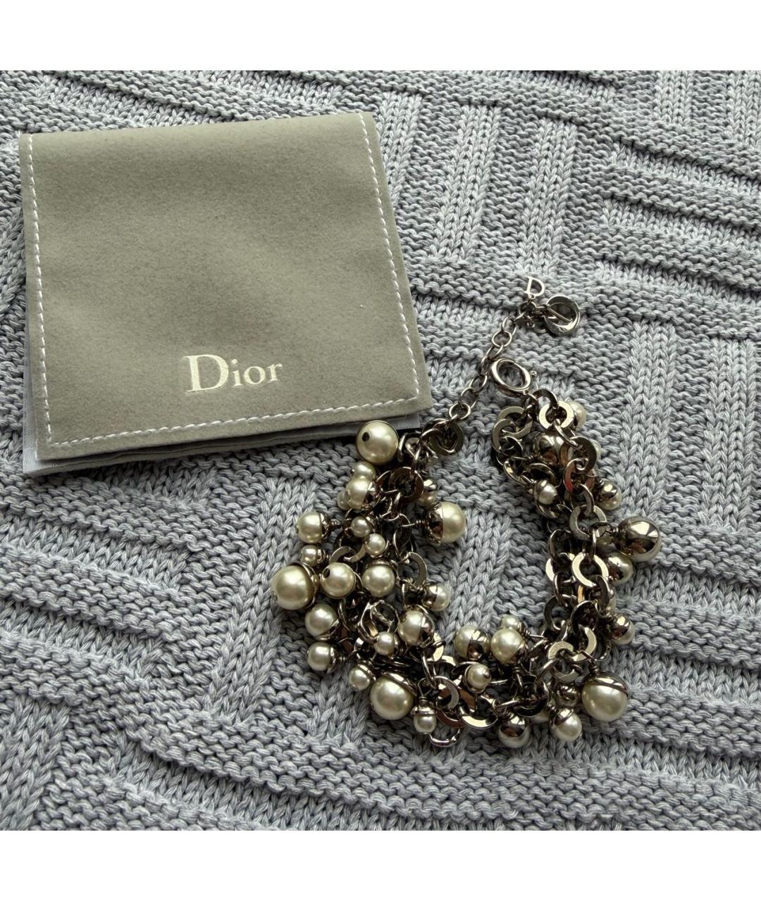 CHRISTIAN DIOR Серый браслет, фото 2