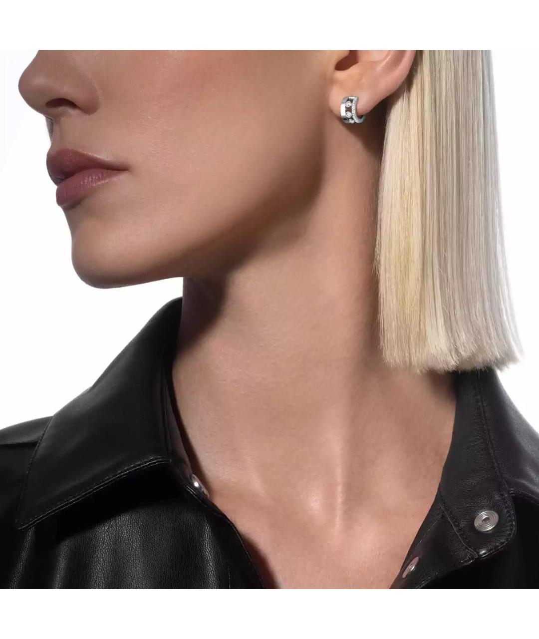 MESSIKA Серебряные серьги из белого золота, фото 4