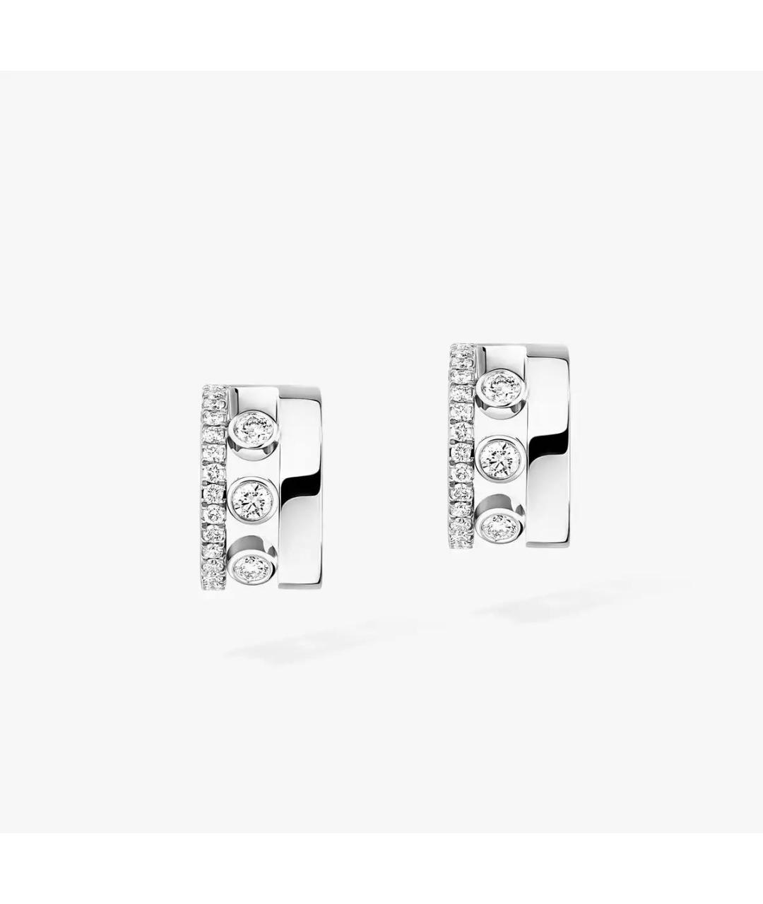 MESSIKA Серебряные серьги из белого золота, фото 2