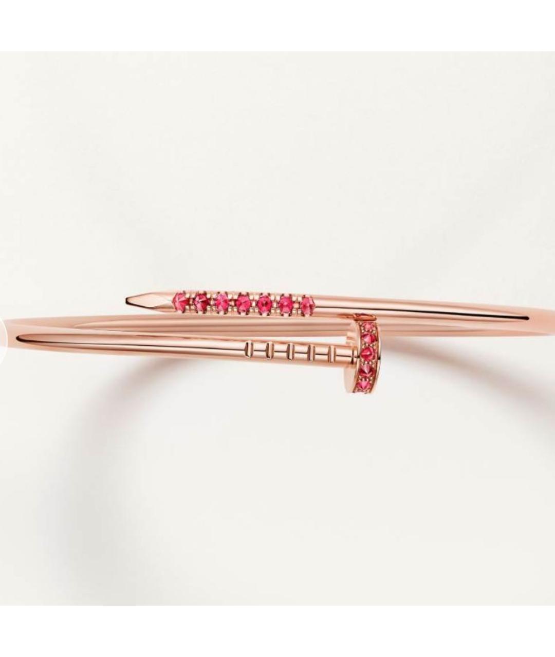 CARTIER Розовый браслет из розового золота, фото 2