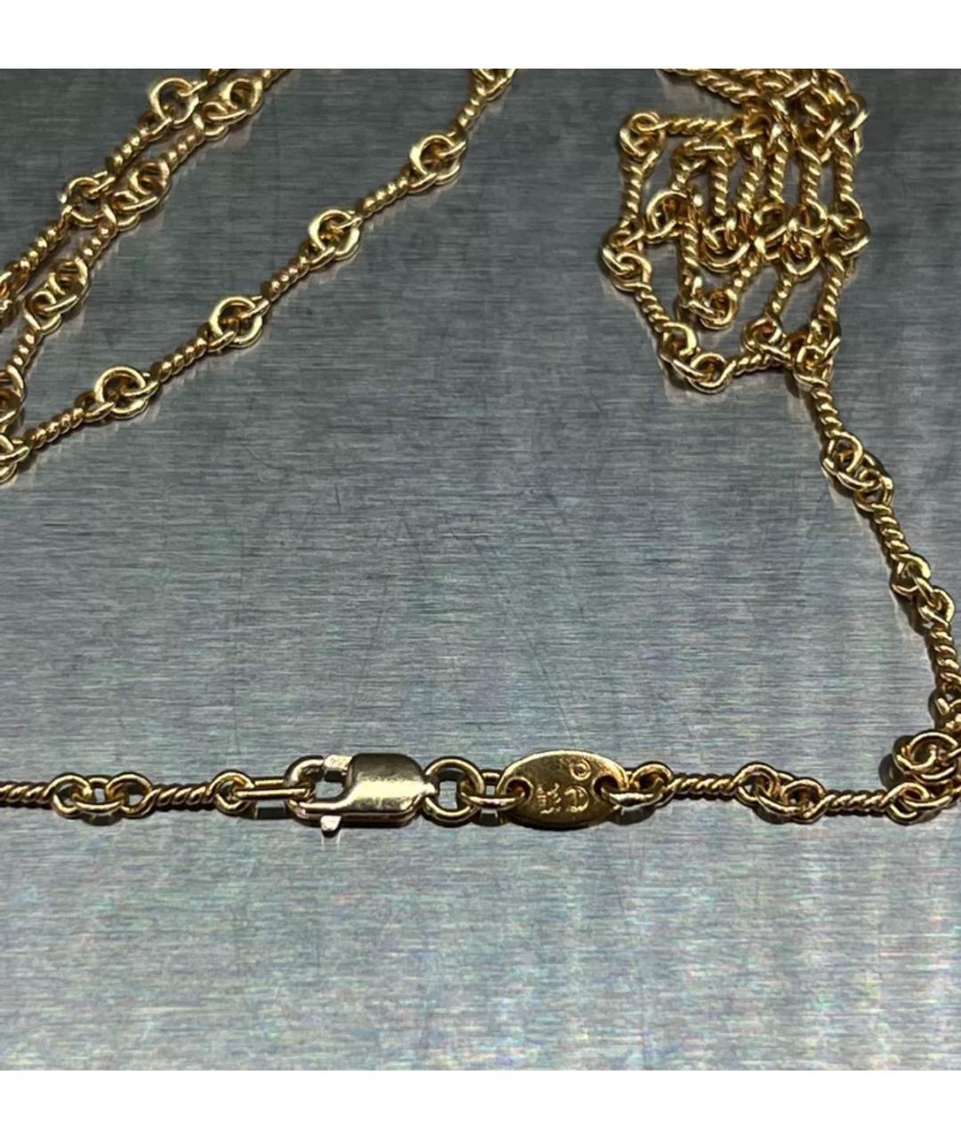 CHROME HEARTS Золотая цепочка/подвеска из желтого золота, фото 4