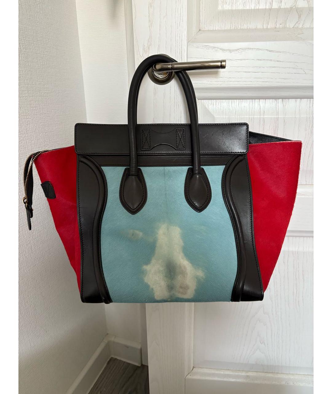 CELINE Мульти меховая сумка тоут, фото 3