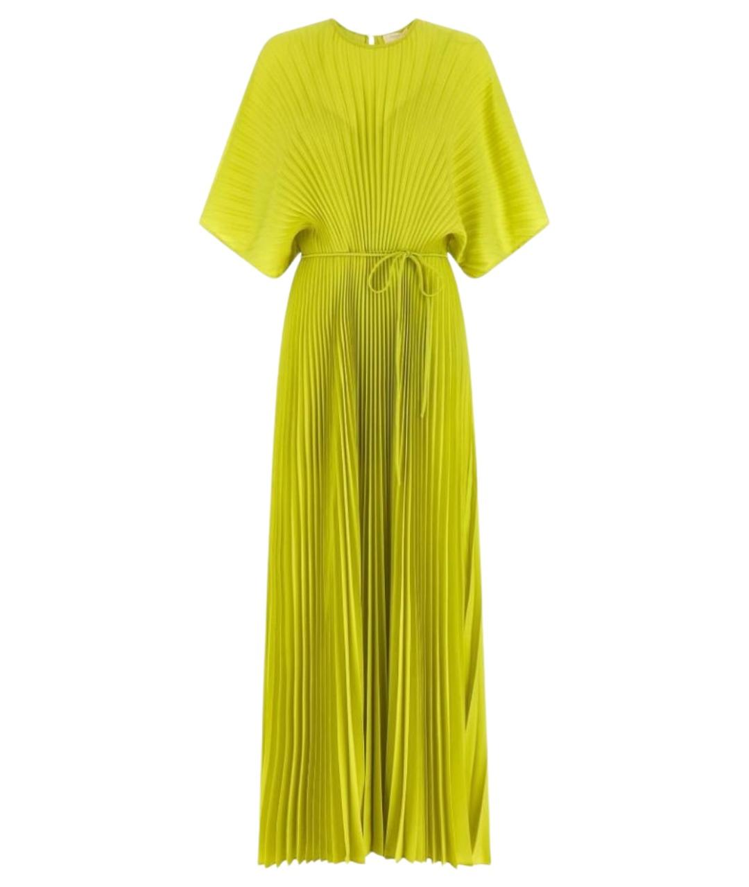 TWIN-SET Желтое полиэстеровое платье, фото 1