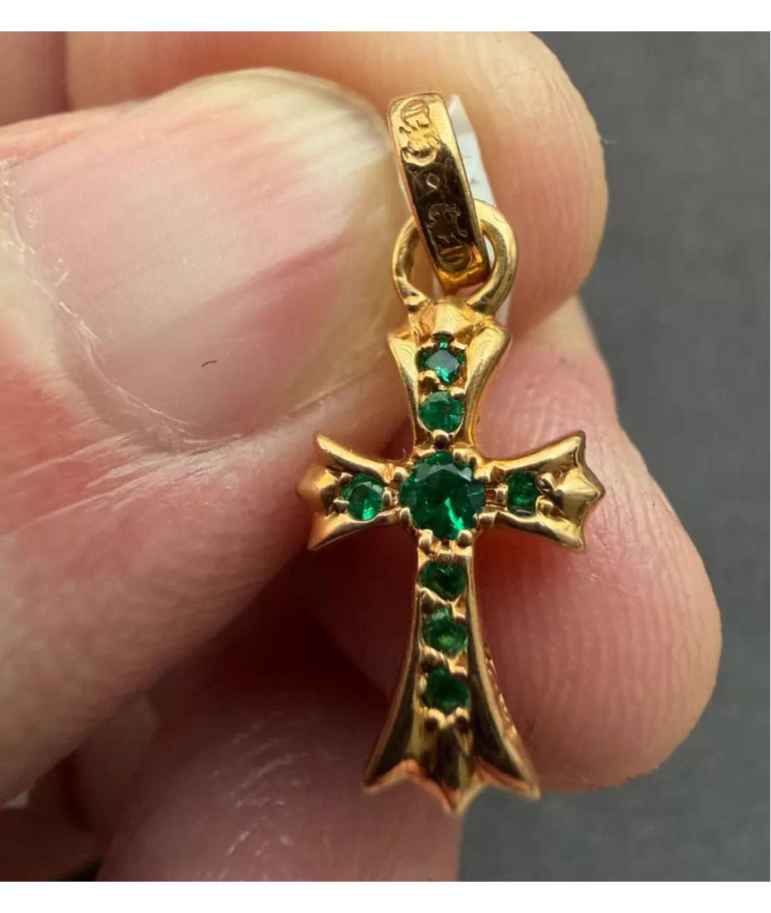 CHROME HEARTS Золотая цепочка/подвеска, фото 5