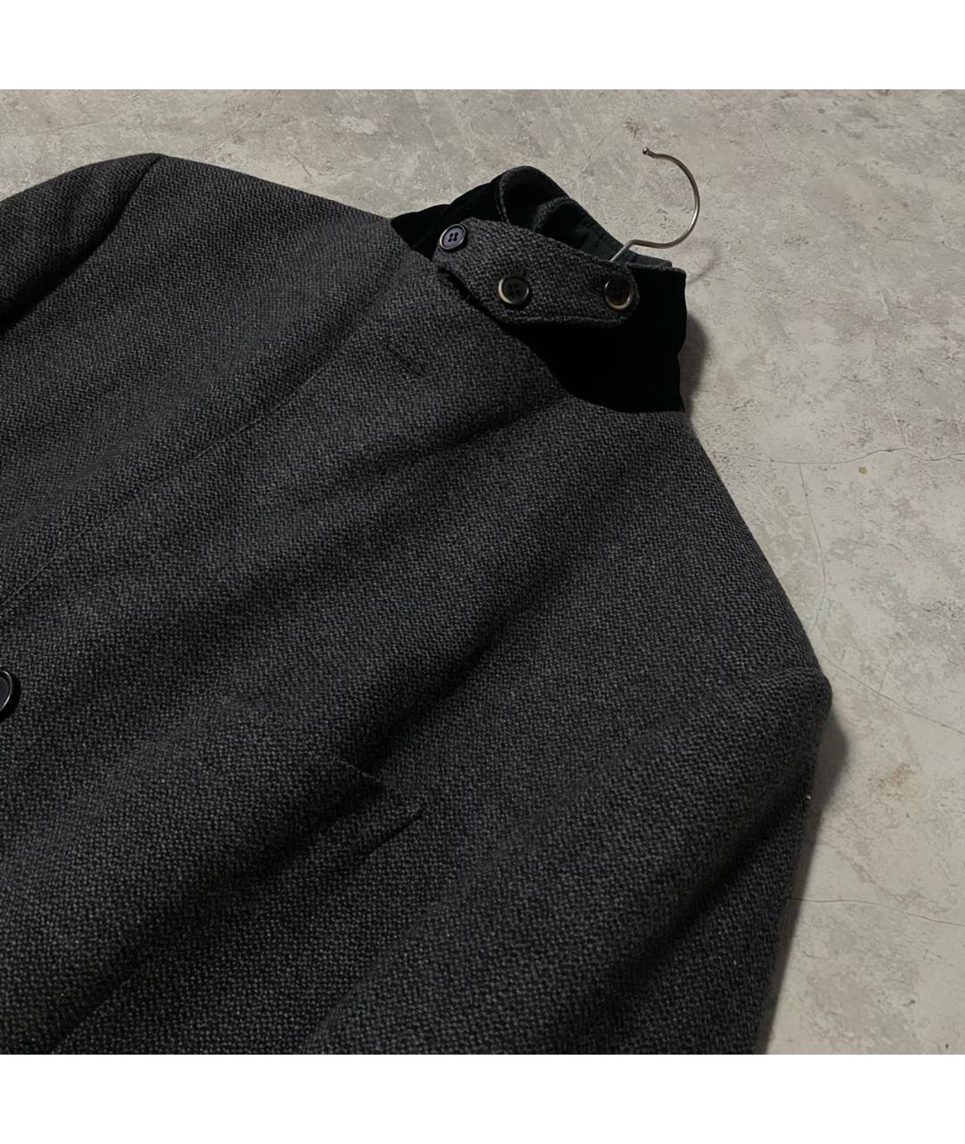 CORNELIANI Антрацитовое шерстяное пальто, фото 3
