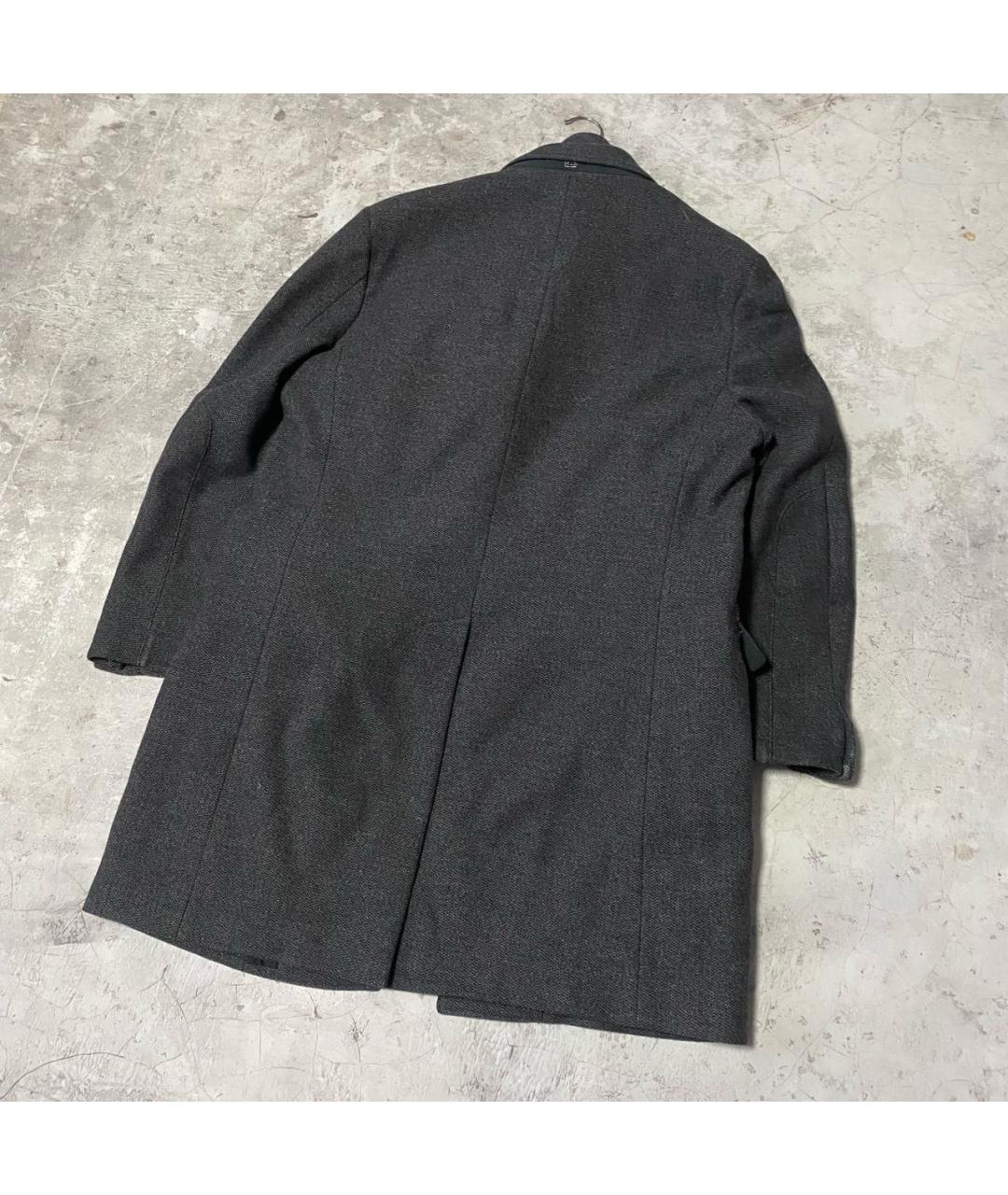 CORNELIANI Антрацитовое шерстяное пальто, фото 2