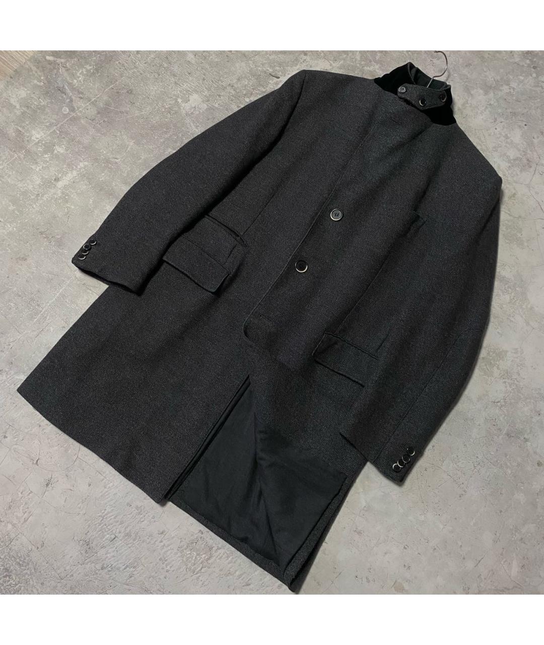 CORNELIANI Антрацитовое шерстяное пальто, фото 8