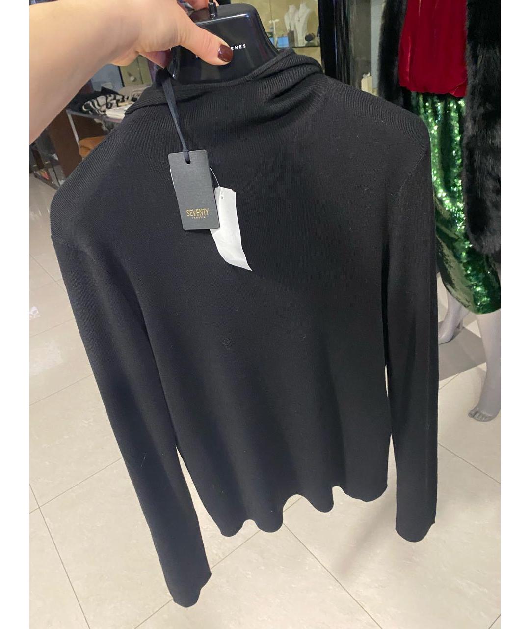 SEVENTY Черный джемпер / свитер, фото 4