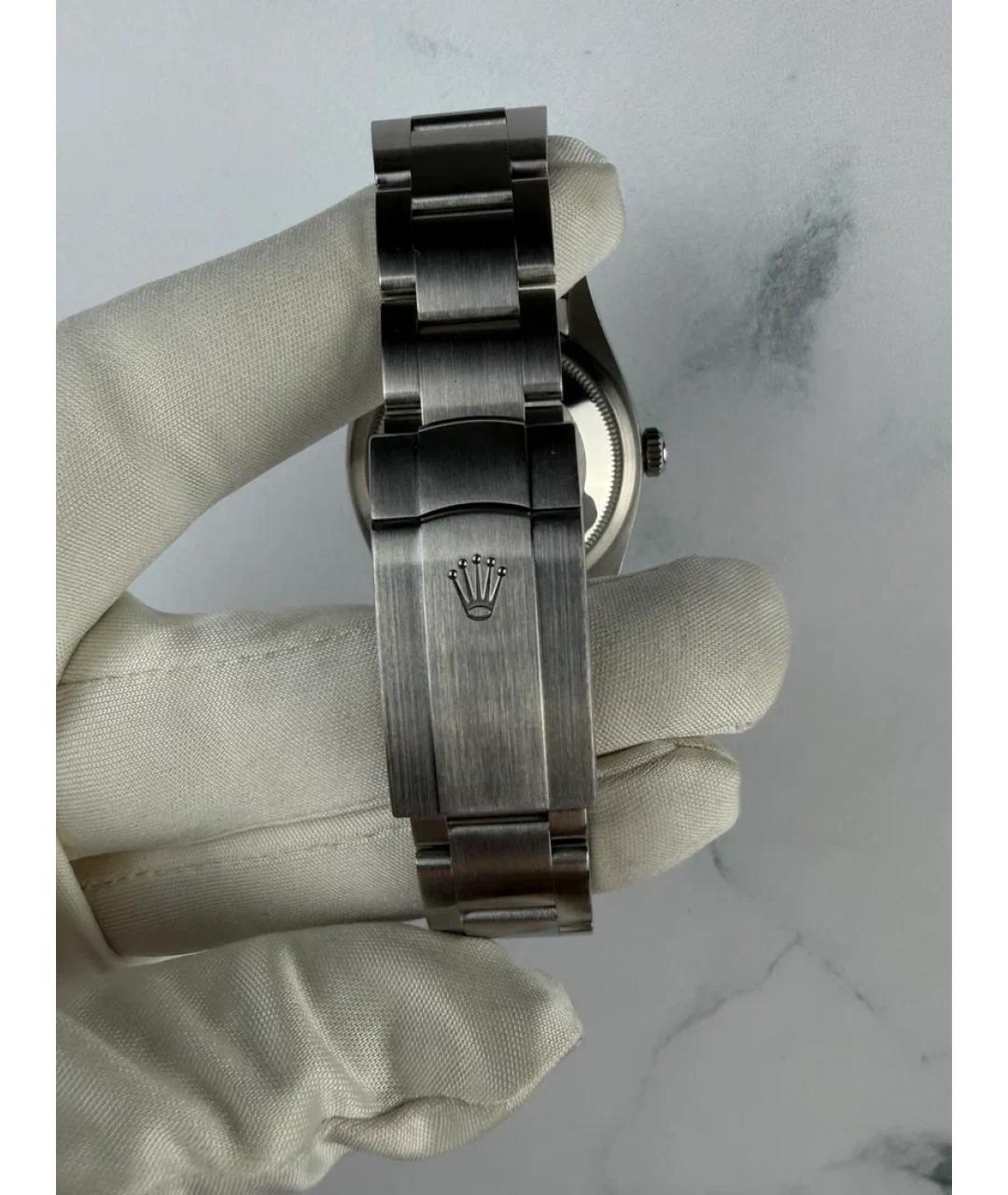 ROLEX Голубые металлические часы, фото 6