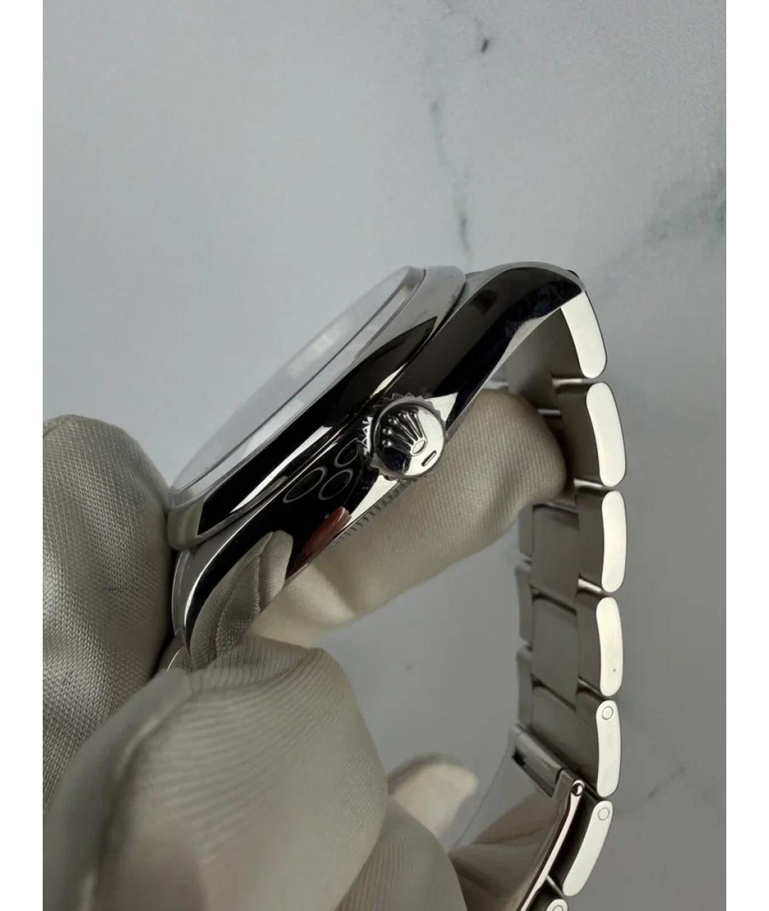 ROLEX Голубые металлические часы, фото 3