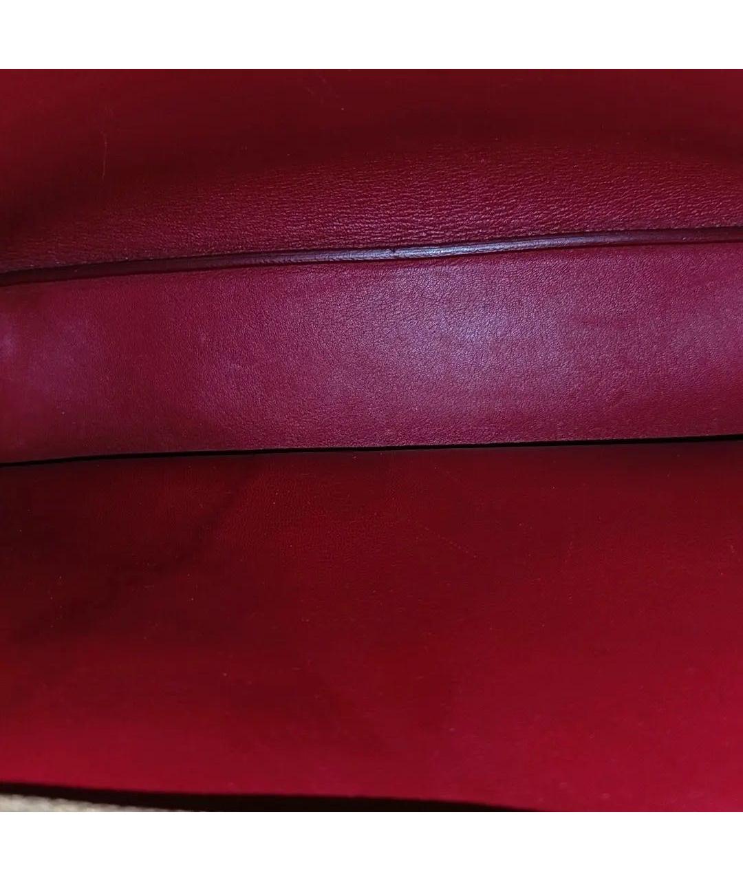 PRADA Коричневая кожаная сумка с короткими ручками, фото 6