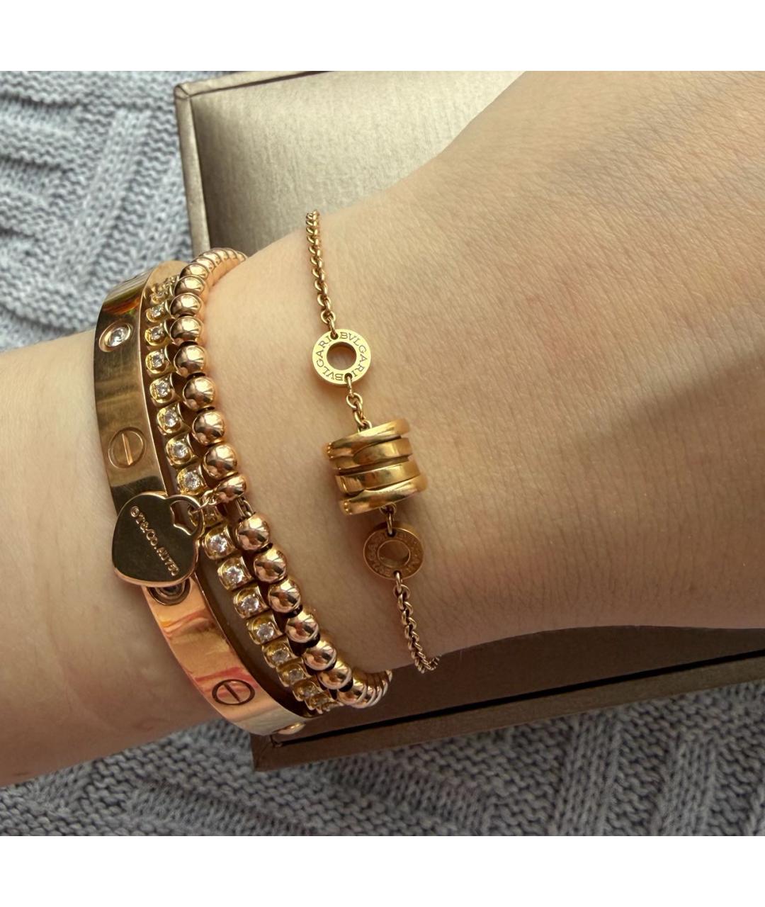 BVLGARI Золотой браслет из желтого золота, фото 8