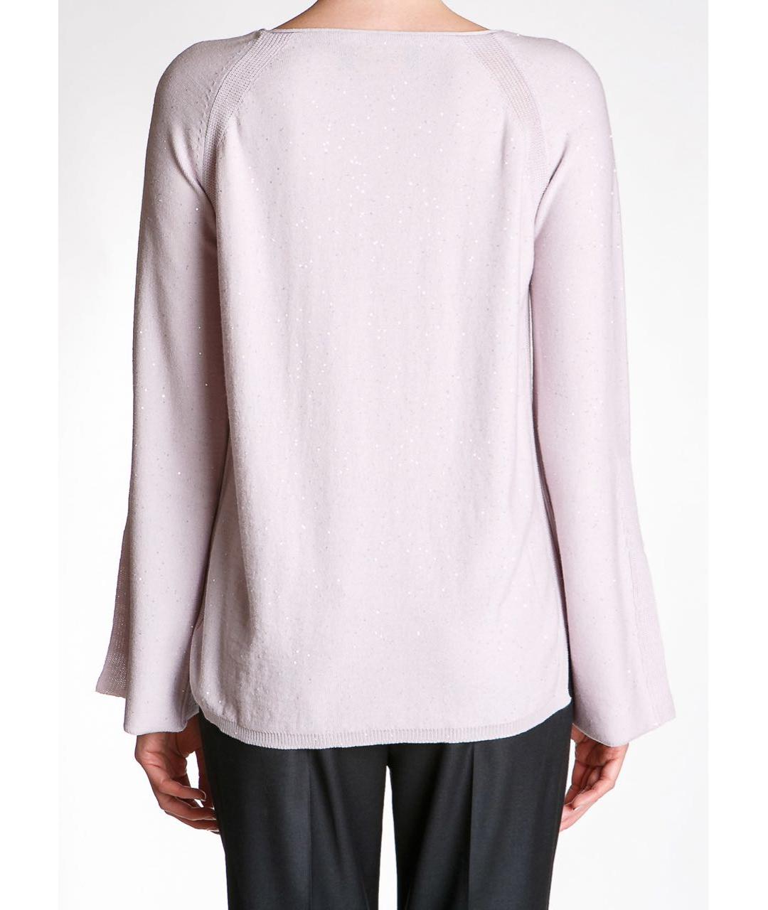 LES COPAINS Розовый шерстяной джемпер / свитер, фото 4