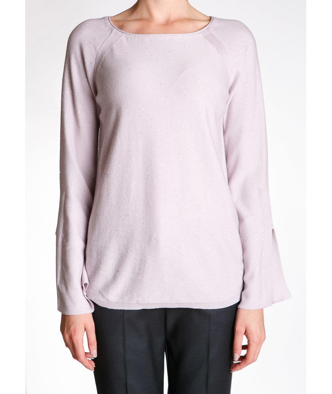 LES COPAINS Розовый шерстяной джемпер / свитер, фото 9